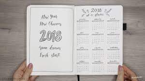 Bullet Journal Set Up 2018 New Year Quote Bullet Journal Set Up Bullet Journal Journal