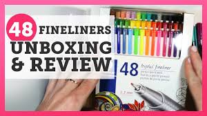 Unboxing Review Staedtler 48 Triplus Fineliners Video 085