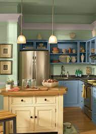 10 Kitchen Cabinet Color Combinations You Ll Actually Want To Commit To Kitchen Cabinet Colors Kitchen Cabinets Color Combination Contemporary Kitchen Design
