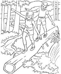 Fauna and flora are also represented, and fauna and flora are also represented, and you can even enjoy magnificent drawings of landscapes that only wait some colors to become absolutely stunning. Natural Scenery Nature Coloring Pages For Kids Drawing With Crayons