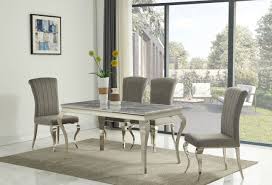 Product details the arundel marble round dining table set & 4 chairs epitomizes style and glamour, bringing elegance into the 21st century. Liyana Grey Marble Dining Table Modish Furnishing