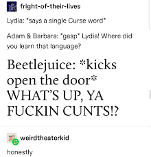 Beetlejuice the musical ready set not yet lyrics. Pin By Irma Saenz On Beetlejuice Beetlejuice Musicals Theatre Memes