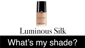 Find Your Shade Armani Luminous Silk Foundation
