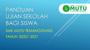 Soal jawaban ujian sekolah pkn sma smk tahun 2021 paket c sinau thewe com. Panduan Us Smk Mutu Tahun 2020 2021 Bagi Siswa