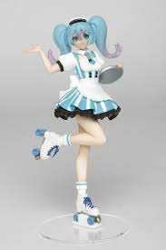 Hatsune Miku Cafe Maid Ver Non Scale Figure Hatsune Miku Costume Miku Figure Anime Maid
