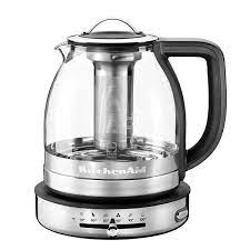 Kitchenaid rrkek1522sr pro line sugar pearl silver 1.5 liter electric kettle. Kitchenaid Artisan 1 5l Glass Tea Kettle