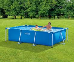 Jungle adventure zwembad met glijbaan het jungle adventure speelzwembad is veel meer dan alleen een. Zwembad Intex Rectangular Frame Pool Paradisio
