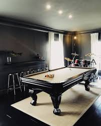 Pool Time Painted An Old Pool Table Black Recreationalroom Recreational Black In 2020 Black Pool Table Pool Table Pool Table Room