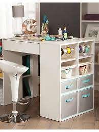 Her version was waay cheaper so here's my version! South Shore Crea Counter Height Craft Table With Storage Thebay