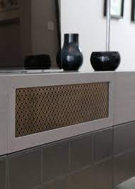 Ainsworth charcoal cherry 85 media center and two 30 towers with glass/wood doors. Decorative Grilles For Australian Cabinetry Perforated Sheets For Cabinet Doors The English Tapware Company