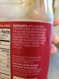 Servings per container calories 120. Juicy Juice Mead I Want To Try It With The Cherry Flavored Juicy Juice Is There Anything In This That Would Prevent Fermentation I Don T See Anything That I Know Would Be