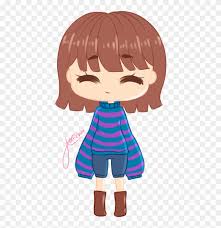 Kris's color scheme is nearly the same as frisk 's, having the exact same skin and hair colors, but with different outfits as well as kris's shadowed face. Frisk Undertale Png Graphic Royalty Free Stock Cute Undertale Frisk Fanart Clipart 477897 Pikpng