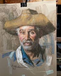 Portrait demo in pastel I did for Realism Live a few weeks ago. #proko  #prokochallenge #realismlive