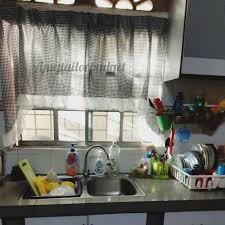 The solid color, polyester voile elegance sheer window treatment brings a touch of elegant style to your room. Buy Langsir Dapur Comels Seetracker Malaysia