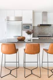 our saddle leather bar stools tying
