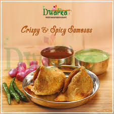 Dwarka Restaurant Gujarati Snacks Indian Breakfast Samosa Recipe