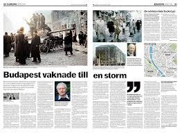 Genom journalistiken värnar vi sanningen och granskar makten. Dagens Nyheter Sweden 2006 October 21 Est Ost