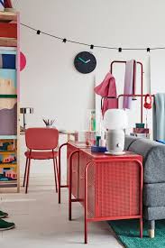 Nikkeby Kommode Mit 4 Schubladen Rot 84x70 Cm Ikea Deutschland Ikea Inspiration Dekor Schubladen