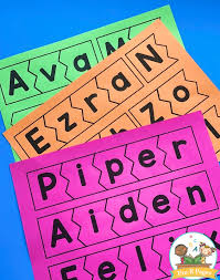 The following list includes bo. Printable Name Puzzles For Preschool Or Kindergarten Name Recognition