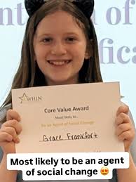 Could not be more PROUD of Grace. Middle School- here she comes!!!