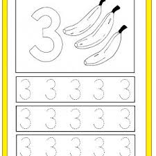 Students have to be able to read the numbers (in letters) understand which number is. Number 3 Trace Worksheet Preschoolplanet