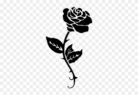 The black rose tattoo parlour, ajax, ontario. Black Rose Tattoo Png Beauty And The Beast Rose Stencil Free Transparent Png Clipart Images Download