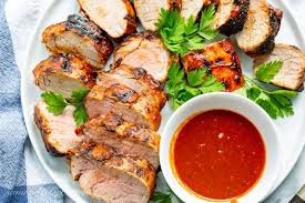 Sprinkle on the herbes de provence, then roast in a 425 oven for 13 to 15 minutes (i cooked it. Grilled Bbq Pork Tenderloin Recipe Saving Room For Dessert