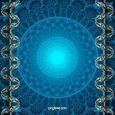hand painted gold pattern on a blue background material background patterns blue background images blue backgrounds