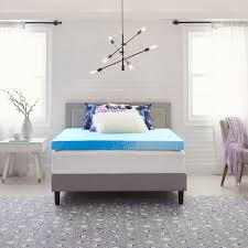 The mattress topper is available in six mattress sizes from twin to california king. Must Have Comfort Revolution 4 Reversible Egg Crate Memory Foam Mattress Topper King Blue From Comfort Revolution Accuweather Shop