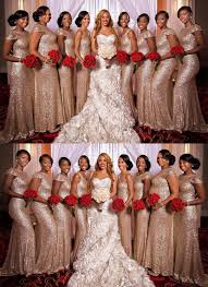 Chic Mermaid Long Sequins Gold Bridesmaid Dress With Cap Sleeves Champagne Bridesmaid Dresses Rose Gold Bridesmaid Dress Gold Bridesmaid Dresses