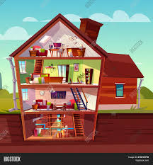 Imagine relaxing with friends and family in your recreation room, then inviting them to step outside for a dip in the hot tub or an afternoon of fishing! Three Story House Image Photo Free Trial Bigstock