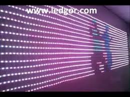 how to build a flexible led curtain display by led strips t1000s led lights modern pendant lighting dining low ceiling lighting