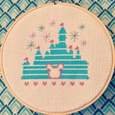 Fold a piece of card stock in half (in our diagrams, the orange is the front and the yellow the inside so it's easier to follow along, but cardstock is typically the same. Magical Disney Castle Cross Stitch Disney Cross Stitch Patterns Disney Cross Stitch Cross Stitch Tutorial