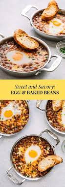 A Delicious Recipe Made With Canned Food Try This Egg And Baked Beans Recipe Sweet And Savory Perfect Break In 2020 Breakfast Recipes Easy Breakfast Recipes Recipes