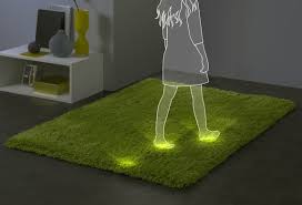 Aspen moderner getufteter teppich mit geometrischem muster. Lummi Leuchtender Teppich Fur Nachtliches Aufstehen