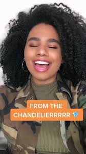 Chandelier Black Girl Singing