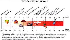 Typical Sound Levels Noise Level Chart Noise Homeschool Science