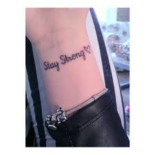 Stay Strong Tattoo First Tattoo Very Proud Of It Small Tattoo Stay Strong Tattoo 2020 Dovme