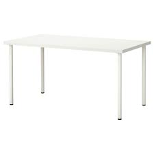 Linnmon Adils White Table 150x75 Cm Ikea Ikea Linnmon Desk White Bedroom Furniture Ikea