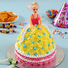 Mermaid princess cake pvc figure figures doll dolls toy anime gift hot. Barbie Birthday Cake Delivery Buy Send Barbie Cakes Online In India Ferns N Petals