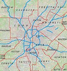 Map Of Greater Atlanta Area Atlanta Metropolitan Area - Wikipedia