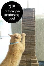 Tutorial Catscraper Diy Cat Scratching Post Diy Cat Scratching Post Cat Scratching Post Cat Diy