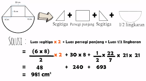 Tabung adalah bangun ruang tiga dimensi yang memiliki alas dan tutup berupa lingkaran yang sama dan sejajar serta memiliki selimut berupa persegi panjang yang mengelilingi rumus luas permukaan tabung. Cara Mengitung Luas Bangun Datar Gabungan Luas Permukaan Dan Volume Bangun Ruang Limas Dan Kerucut Belajar Dari Rumah Sd Kelas 4 6 Semua Halaman Bobo