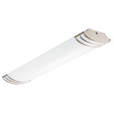 Lithonia Lighting Fmlfutl 4 Ft 37 Watt Brushed Nickel Integrated Led Linear Flush Mount Fmlfutl 48 840 Bn The Home Depot