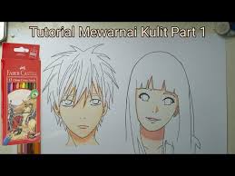 Cara mewarnai rambut ikal menggunakan pensil warna youtube. Cara Mewarnai Gambar Anime Dengan Pensil Warna