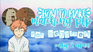 See more ideas about cute anime couples, anime couples drawings, cute anime profile pictures. How To Make Matching Pfp Youtube