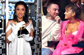 Does cardi b have a little bun in the oven? Grammys 2019 Cardi B Thanks Mac Miller After Grammys Win Amid Ariana Grande Rsquo S Criticism People Com