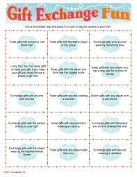 A gift exchange is a guessing game, preceded by a game of hiding your tracks. Gift Exchange Game By Terrie Schleiter Christmas Gift Exchange Christmas Party Games Gift Exchange Games