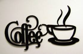 Black Coffee Sign With Mug 14 X 7 Metal Kitchen Bistro Wall Decor Aluminum Coffee Wall Decor Kitchen Metal Wall Coffee Signs