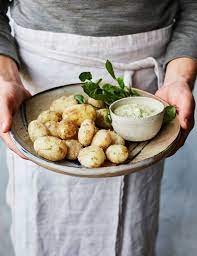 Salt Crusted Jersey Royal Recipe Recipe Dinner Recipes Easy Family Royal Recipe Vegetable Side Dishes